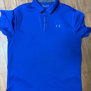 Under Armour Men's Vibrant Blue Polo